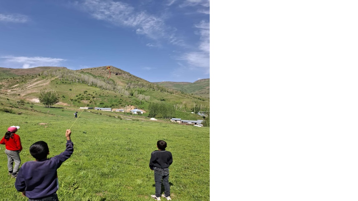 Uçurtma şenliğimizde çocuklar doyasıya eğlendi.
